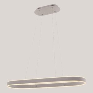 Φωτιστικο κρεμαστο γραμμικο led 55w 3000κ 900x300x1200 λευκο Arte Illumina