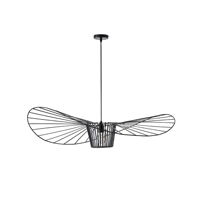 Φωτιστικο κρεμαστο μεταλλο μονοφωτο 1xε27 max 15w φ1000x1270mm μαυρο Arte Illumina cap