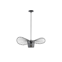 Φωτιστικο κρεμαστο μεταλλο μονοφωτο 1xε27 max 15w φ600x1270mm μαυρο Arte Illumina cap