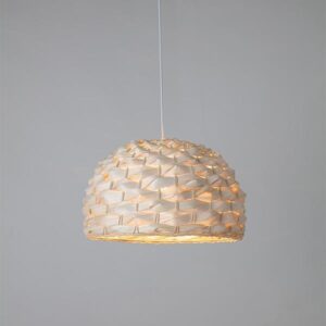 Φωτιστικο κρεμαστο μονοφωτο ε27 max 60w Ø450x250mm rattan Arte Illumina kai