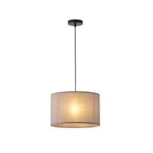 Φωτιστικο κρεμαστο υφασμα μονοφωτο 1xε27 max 15w φ380x1500mm γκρι Arte Illumina soho