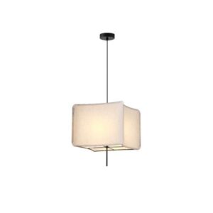 Φωτιστικο κρεμαστο υφασμα μονοφωτο 1xε27 max 15w φ480x900mm μπεζ Arte Illumina toscany