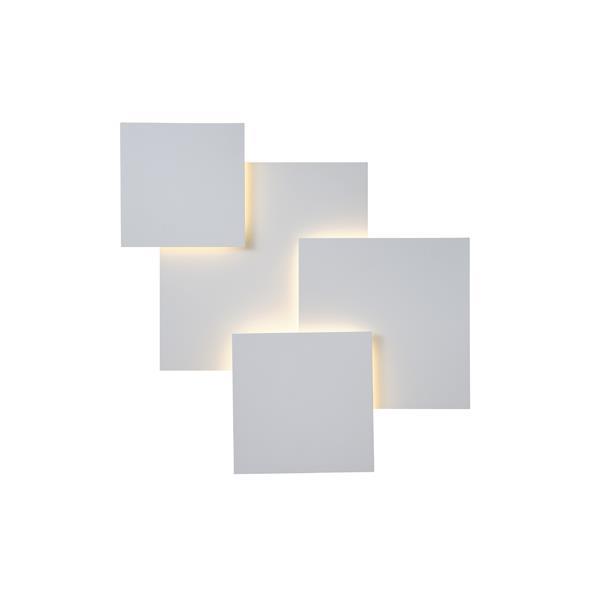 Φωτιστικο οροφης μεταλλο led 30w 2600lm 3000κ 550x550mm λευκο Arte Illumina thalia