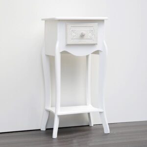 ΚΟΜΟΔΙΝΟ ΞΥΛΙΝΟ ΛΕΥΚΟ 34x28x71cm