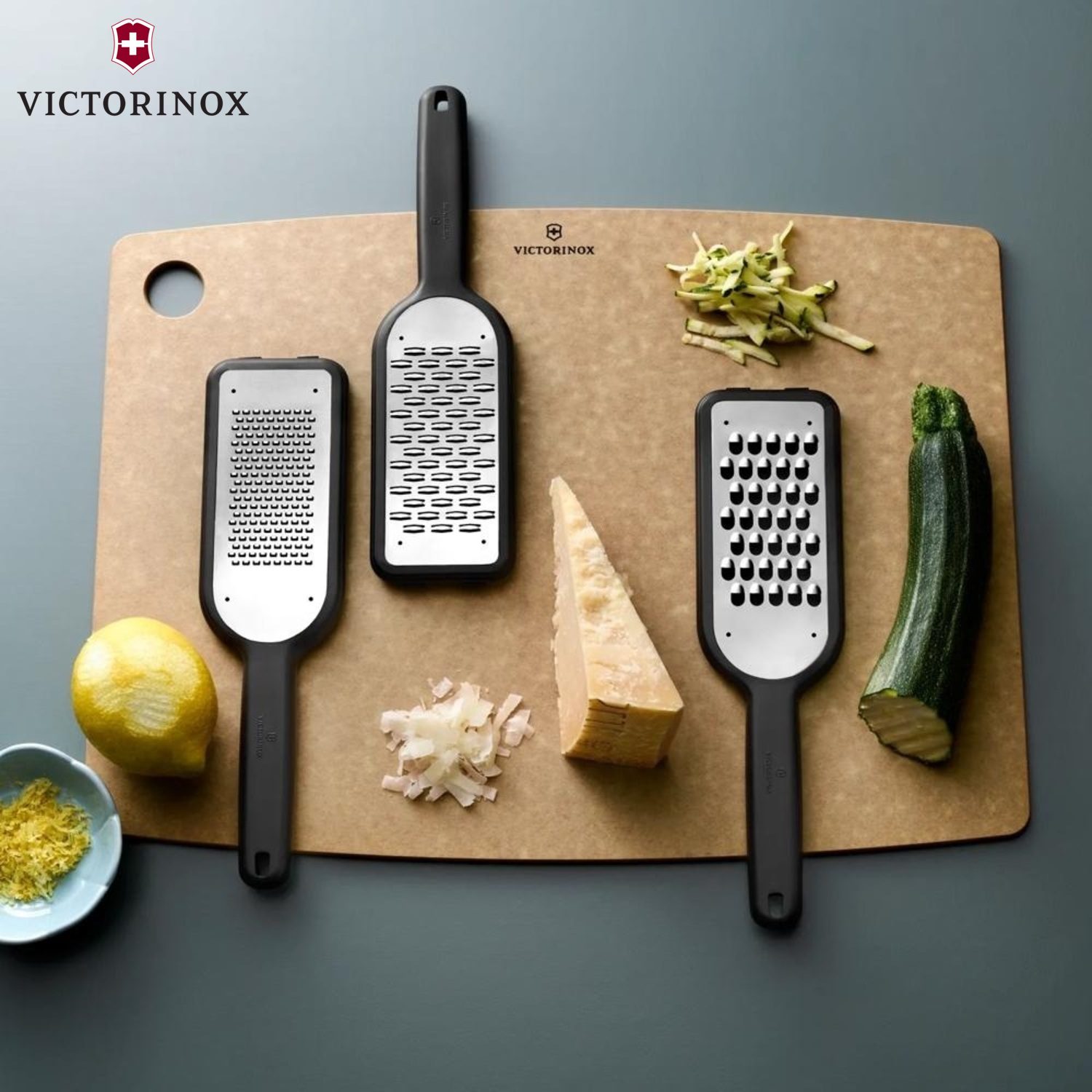 Victorinox τριφτης πλακε με καλυμμα χονδρο κοψιμο μαυρος – 7.6081.1 | 038.76081.3 - Image 4