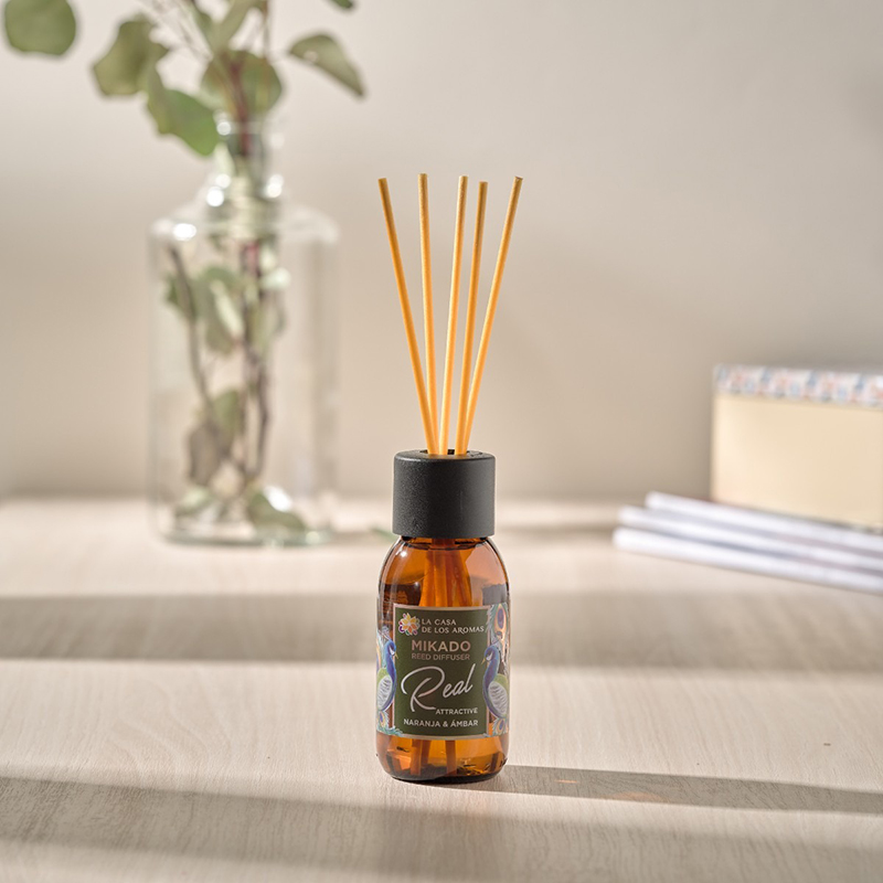 Αρωματικό χώρου "Orange & Amber " με οικολογικά κίτρινα sticks 95ml 08.049683 - Box In Θεσσαλονίκη - 25ης Μαρτίου 111