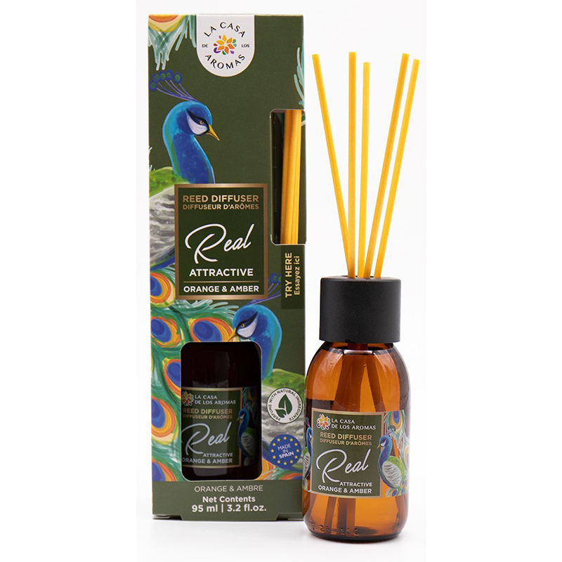 Αρωματικό χώρου "Orange & Amber " με οικολογικά κίτρινα sticks 95ml 08.049683 - Box In Θεσσαλονίκη - 25ης Μαρτίου 111