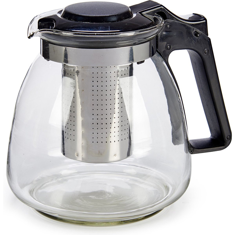 Γυάλινη Τσαγιέρα με Ανοξείδωτο Φίλτρο 900ml | 16x12x12