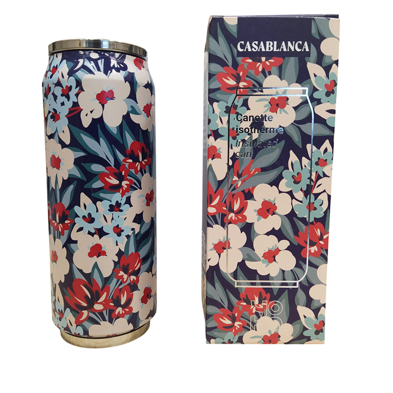 Ισοθερμικό Παγούρι Θερμός με Καλαμάκι Yoko Design Can Casablanca 500ml - Ανοξείδωτο & BPA Free | 2494 - Box In Θεσσαλονίκη - 25ης Μαρτίου 111