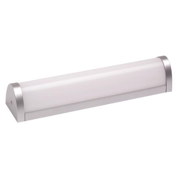 Φωτιστικο μπανιου αλουμινιο-πλαστικο led 16w 1350lm 4000k 604x75x66 ip44 ασημι ματ Arte Illumina iron
