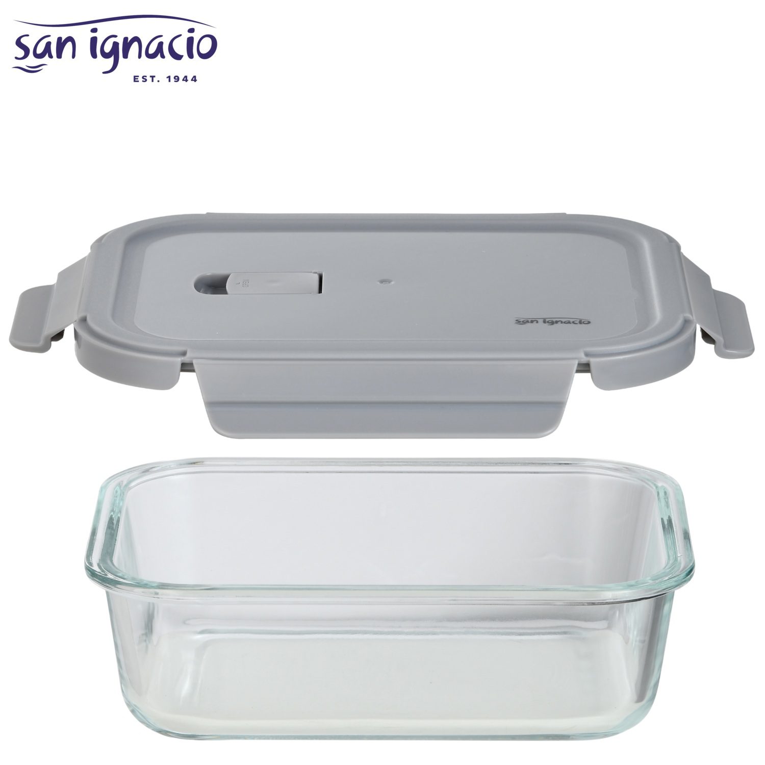 San ignacio luna σετ 3 δοχεια με καπακι 370ml+640ml+1040ml πυραντοχο γυαλι -40° +240° c | 073.SG-4551 - Image 4