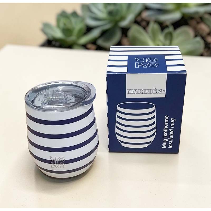 Ισοθερμική Κούπα Θερμός Yoko Design Marinière 250ml - Inox 304 | 1-2225 - Box In Θεσσαλονίκη - 25ης Μαρτίου 111