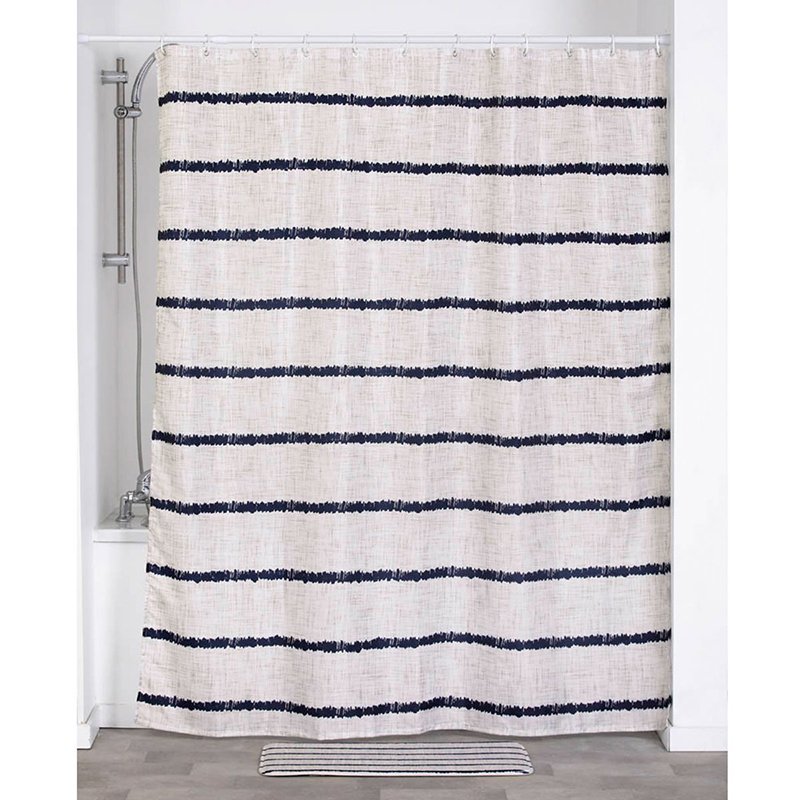 Κουρτίνα Μπάνιου Polyester “Manureva Stripes” 180x200cm | Ριγέ Μοντέρνα Κουρτίνα Μπάνιου | 06.1200741B - Box In Θεσσαλονίκη - 25ης Μαρτίου 111
