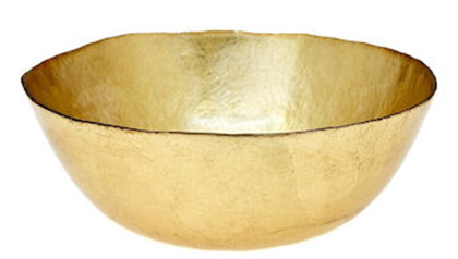 Μπολ Γυάλινο Kronos Oro με Φύλλα Χρυσού Ø28cm | Cryspo Trio | 80.510.11 - Box In Θεσσαλονίκη - 25ης Μαρτίου 111