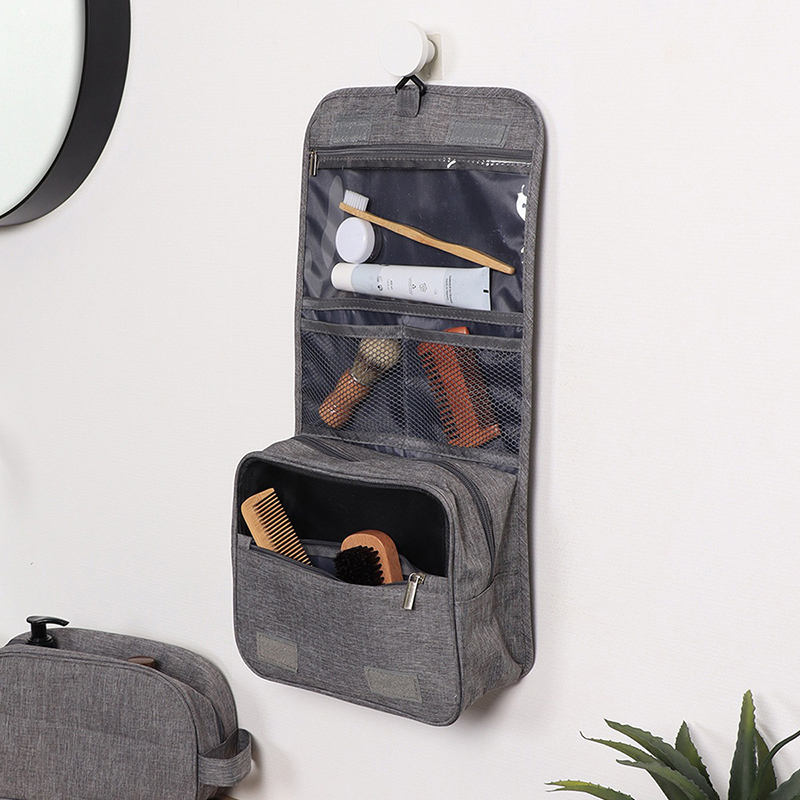 Νεσεσέρ Καλλυντικών T-D Heather Grey 25x9x25cm | Κομψό & Πρακτικό Νεσεσέρ | 06.20001180 - Box In Θεσσαλονίκη - 25ης Μαρτίου 111