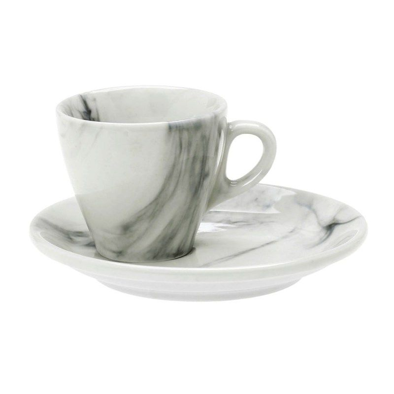 Σετ ένα Φλυτζάνι Καφέ Με Πιατάκι "Onyx Marble " 100ml 47.900.16 - Box In Θεσσαλονίκη - 25ης Μαρτίου 111