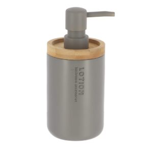 Dispenser polyresin γκρι  με bamboo - Box In Θεσσαλονίκη - 25ης Μαρτίου 111