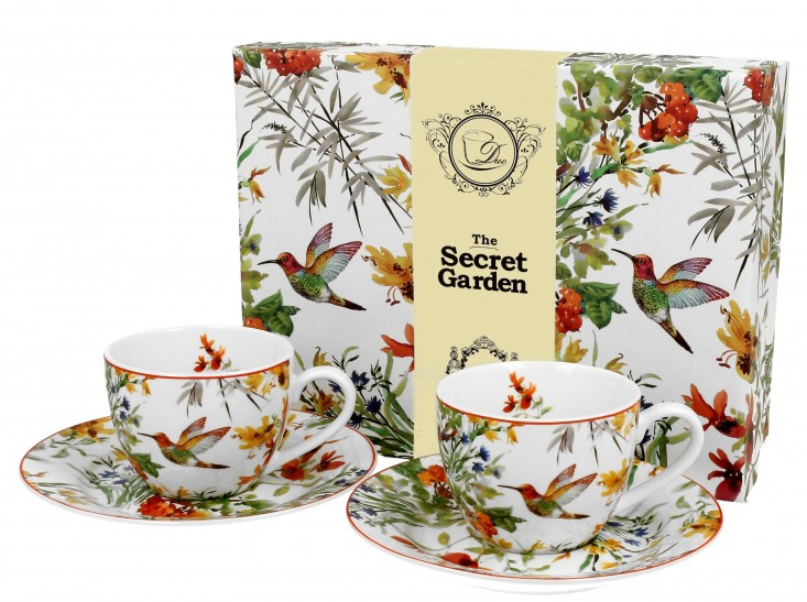 Duo Σετ 2 Φλιτζάνια Espresso 110ml "Linnea" με Πιατάκια | 070.928355 – Botanical Espresso Set - Box In Θεσσαλονίκη - 25ης Μαρτίου 111