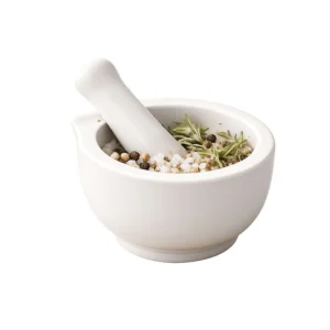 Mini Γούδι Πορσελάνης Λευκό με Γουδοχέρι 7x3.5cm | 03.05325 - Box In Θεσσαλονίκη - 25ης Μαρτίου 111