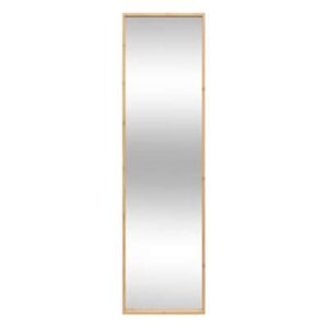 Καθρέπτης με κορνίζα mdf φυσικό 35x125