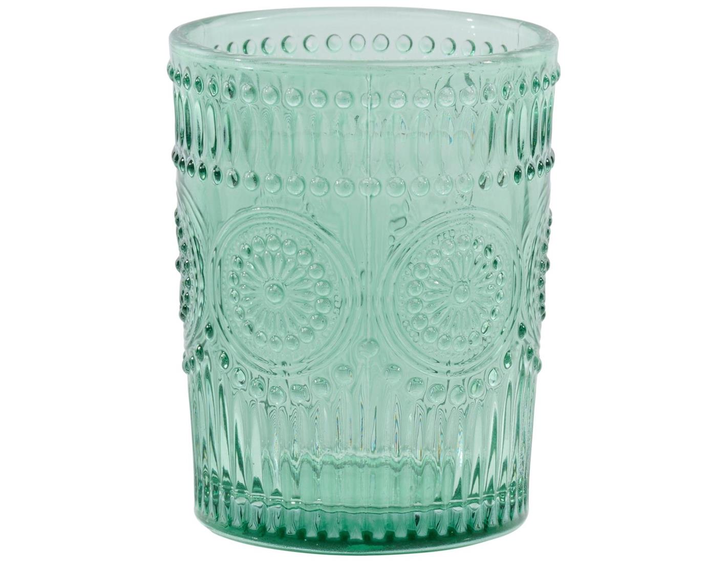Ποτήρι νερού πράσινο s/4 κλασικό 240ml/7