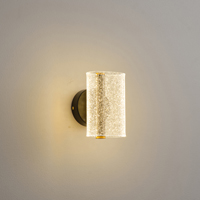 Απλικα toixoy ακρυλικο led 8w 720lm 3000k 105x175mm χιονι μαυρo Arte Illumina sparky