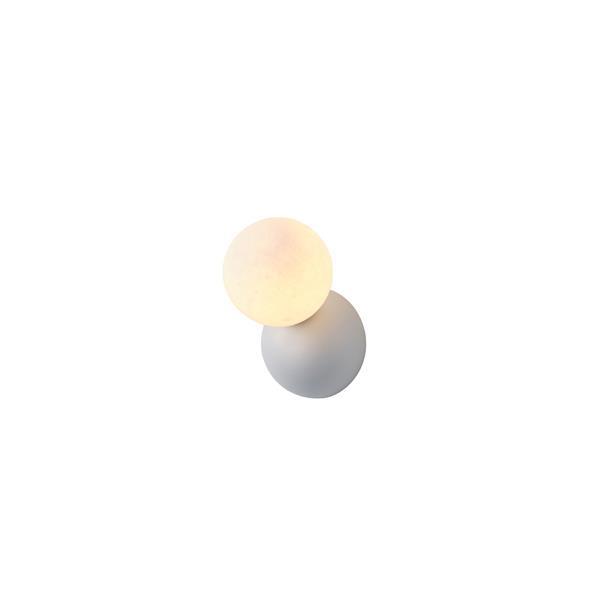 Απλικα toixoy μεταλλο-πλαστικο 1xg9 max 7w 100x170x120mm λευκο Arte Illumina terpsi