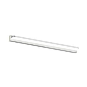Απλικα μπανιου μεταλλο-πλαστικο led 14w 1400lm 3cct(3000-4000-6000k) 45x70x600mm ip44 ασημι Arte Illumina ciel