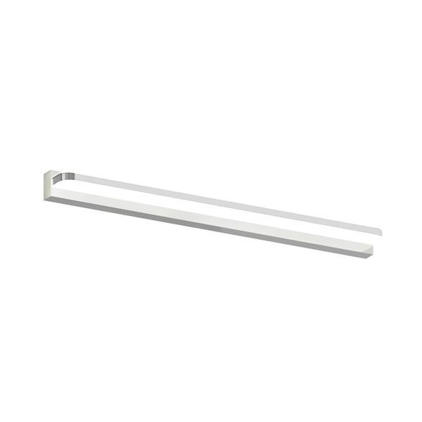 Απλικα μπανιου μεταλλο-πλαστικο led 14w 1400lm 3cct(3000-4000-6000k) 45x70x600mm ip44 ασημι Arte Illumina ciel