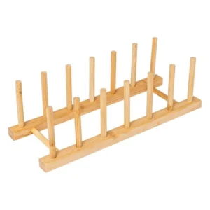 Βάση Πιάτων 6 Θέσεων Bamboo Φυσικό 11.5x30x9.5cm | Στεγνωτήρας & Οργανωτής | 07.189984 - Box In Θεσσαλονίκη - 25ης Μαρτίου 111