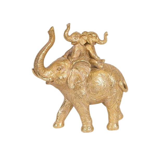 Διακοσμητικοί Ελέφαντες Χρυσοί 24x26cm | 752-11525 – Luxury Gold Elephant Sculpture - Box In Θεσσαλονίκη - 25ης Μαρτίου 111