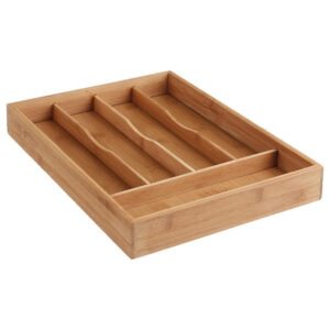 Θήκη Μαχαιροπήρουνων Συρταριού Bamboo 35x24x4