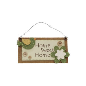 Ξύλινο Διακοσμητικό τοίχου "Home Sweet Home" σε πράσινο χρώμα 21