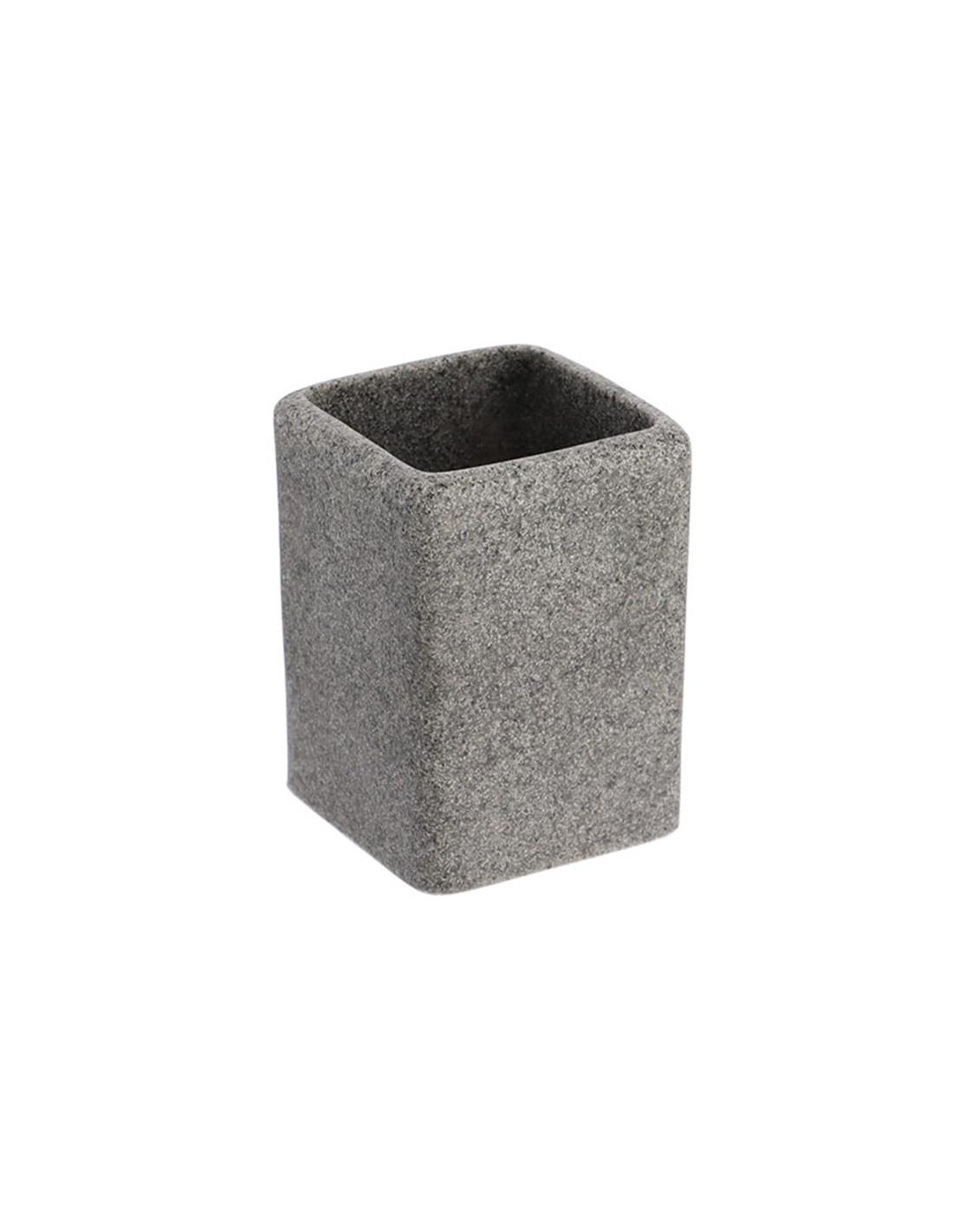Ποτήρι μπάνιου polyresin γκρι /ΤΕΛΟΣ - Box In Θεσσαλονίκη - 25ης Μαρτίου 111