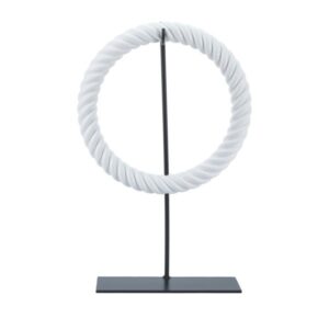 ΣΤΕΦΑΝΙ ΠΟΛΥΡΕΖΙΝ ΛΕΥΚΟ 22x7x35.8cm