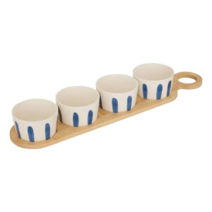 Σετ 4 Μπολ Σερβιρίσματος "Oceania" σε Δίσκο Bamboo 48x10cm 07.212150 - Box In Θεσσαλονίκη - 25ης Μαρτίου 111