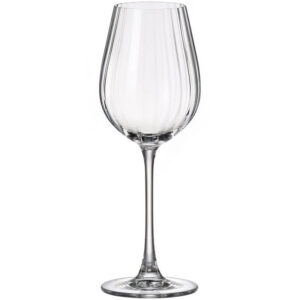 Σετ 6 Κρυστάλλινα Ποτήρια Κρασιού Crystal Bohemia "Columba Optic " 6X20 - 400ml | 0.000.4955 – Bohemian Crystal Wine Glasses - Box In Θεσσαλονίκη - 25ης Μαρτίου 111