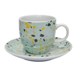 Σετ 6 Φλιτζάνια καφέ πορσελάνινα "Verde Mosaic" 110cc Bohemia House D23005C - Box In Θεσσαλονίκη - 25ης Μαρτίου 111