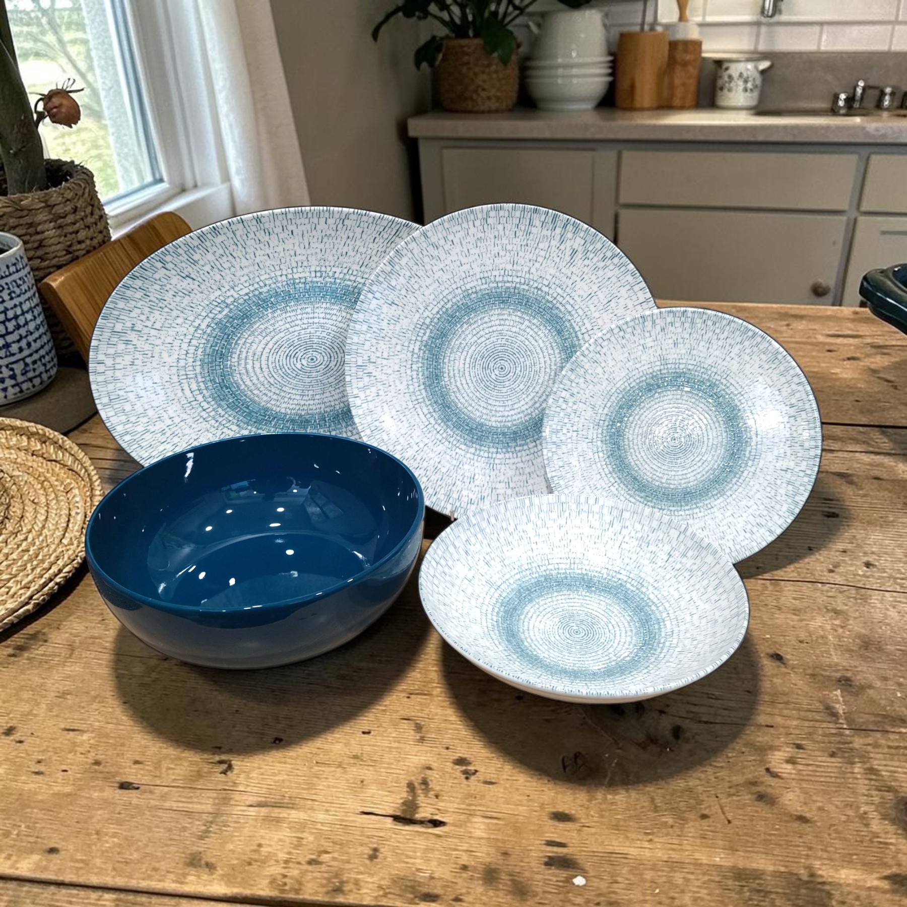 Σετ Πιάτων Πορσελάνης Cryspo Trio "Capri" Inglaze 20τμχ με Πιατέλα & Σαλατιέρα | 47.140.40 - Box In Θεσσαλονίκη - 25ης Μαρτίου 111