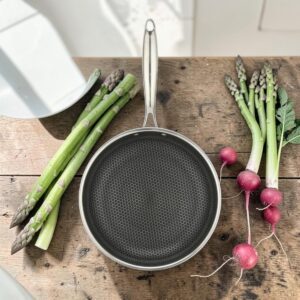 Υβριδικό Τηγάνι Inox 24cm με Ανάγλυφη Αντικολλητική Επίστρωση 3-Ply & Τεχνολογία Honeycomb | CW-05158 - Box In Θεσσαλονίκη - 25ης Μαρτίου 111