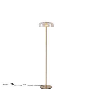 Φωτιστικο επιδαπεδιο μεταλλο-γυαλι led 8w 960lm 3000k φ300x1352x90mm κονιακ Arte Illumina lobby