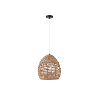 Φωτιστικο κρεμαστο bamboo μονοφωτο 1xe27 max 15w φ300x1510mm καφε Arte Illumina aithra