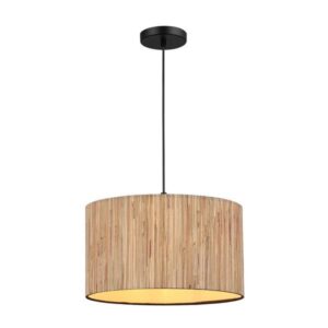 Φωτιστικο κρεμαστο pampas μονοφωτο 1xe27 max 15w φ350x1260mm μπεζ Arte Illumina aenon