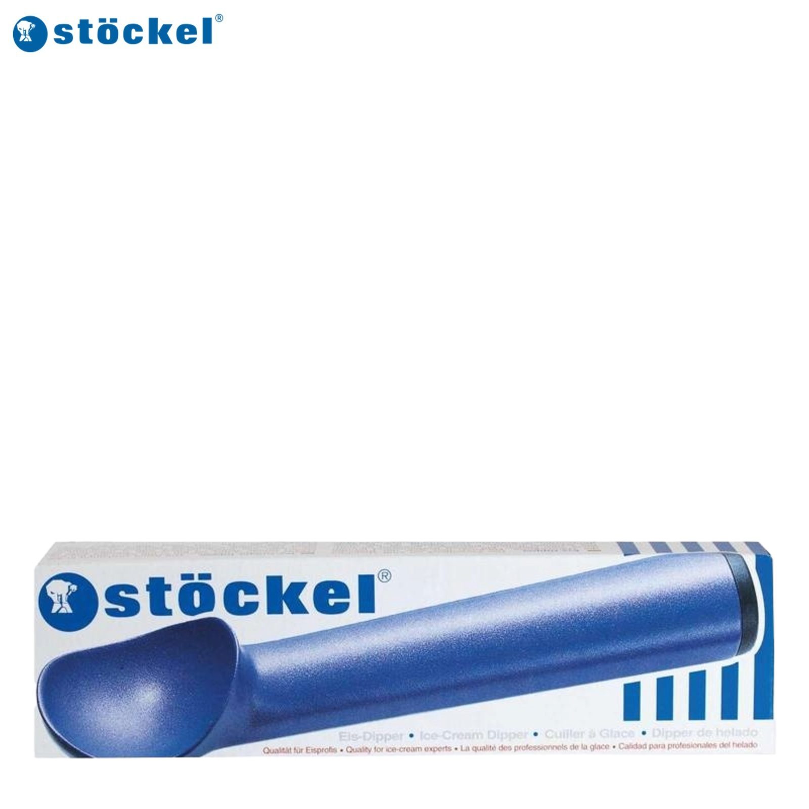 Stockel κουταλι παγωτου υδραργυρου 1/20l – ø 56mm – 50g μπλε κεραμικη επιστρωση – 6105020 | 007.005.020 - Image 4