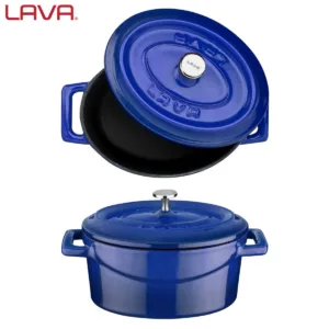 LAVA ΚΑΤΣΑΡΟΛΑΚΙ ΜΑΝΤΕΜΙ ΟΒΑΛ 12x9x5.6cm – 360ml ΜΠΛΕ-Box in Thessaloniki