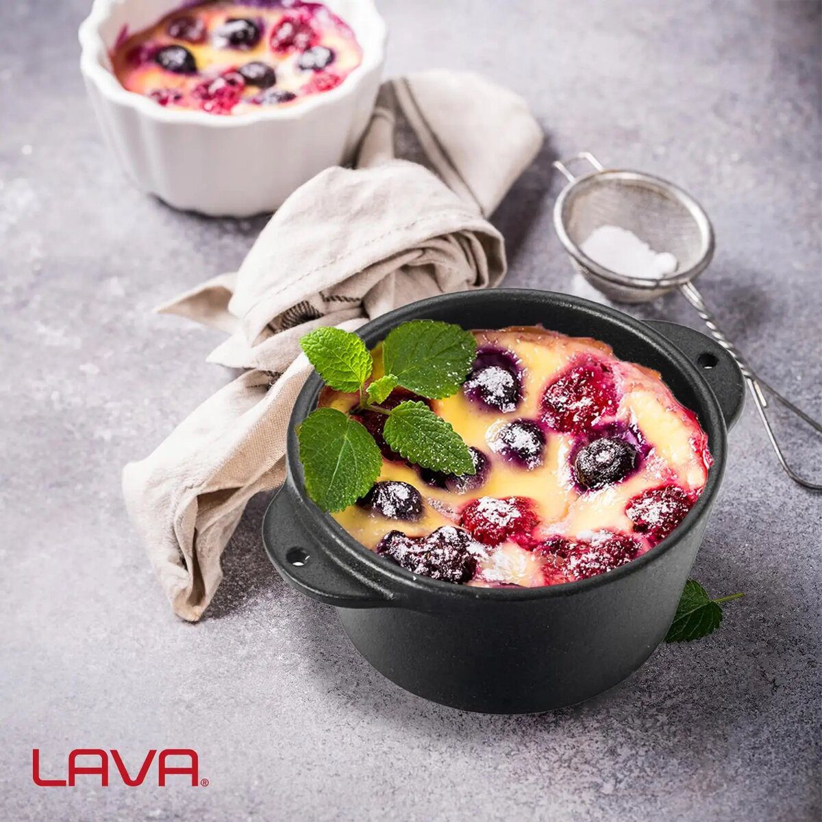 Lava σουφλε μαντεμι ø8x11x4.5cm 150ml με ξυλινη βαση | 056.800150 - Image 4