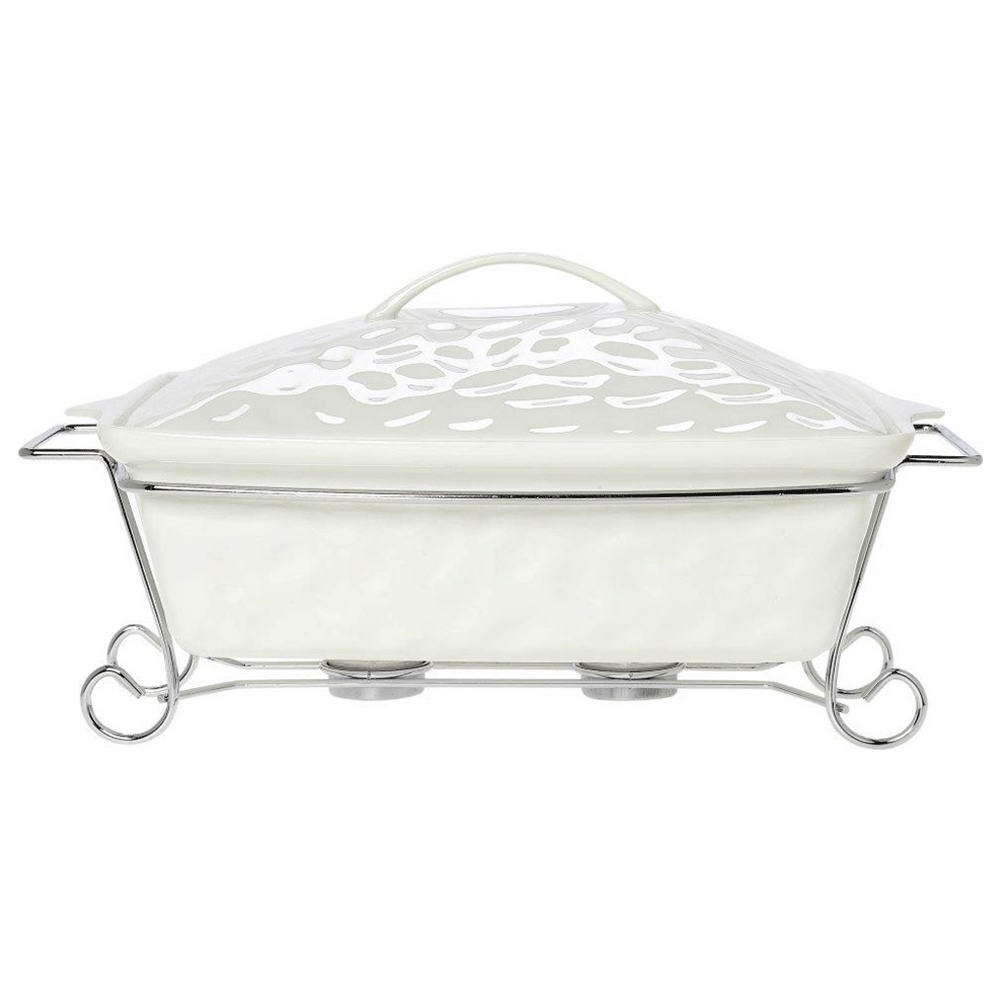 Cryspo Trio Punto Γάστρα Tετράγωνη από Πορσελάνη 38cm 6L | 26.000.57 - Box In Θεσσαλονίκη - 25ης Μαρτίου 111