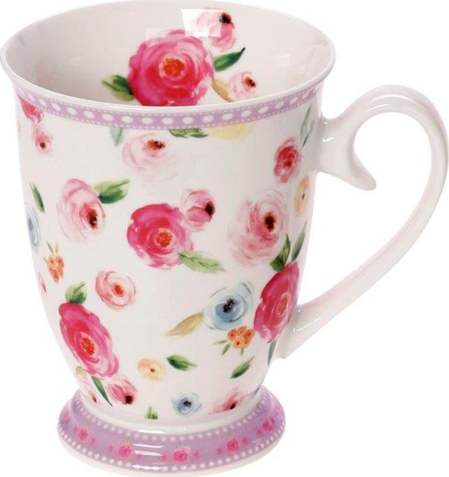 Cryspo Trio Κούπα Πορσελάνης Primavera Purple 330ml | 28.096.25 – Floral Porcelain Mug - Box In Θεσσαλονίκη - 25ης Μαρτίου 111