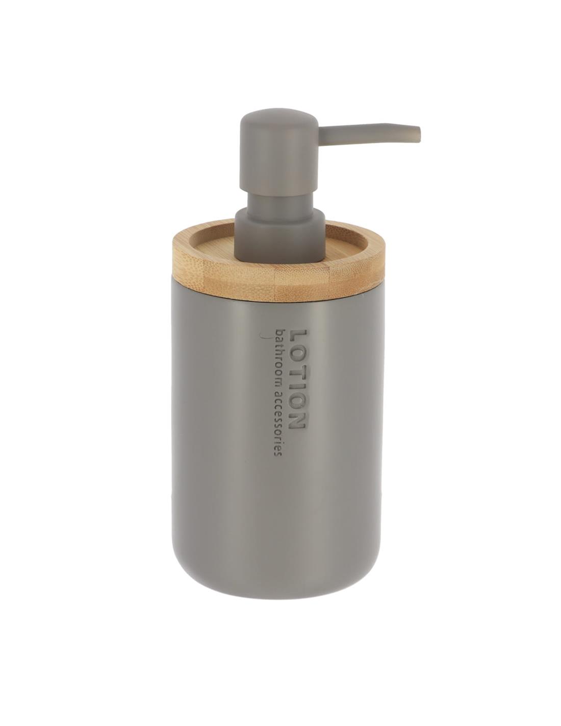 Dispenser polyresin γκρι με bamboo - Box In Θεσσαλονίκη - 25ης Μαρτίου 111