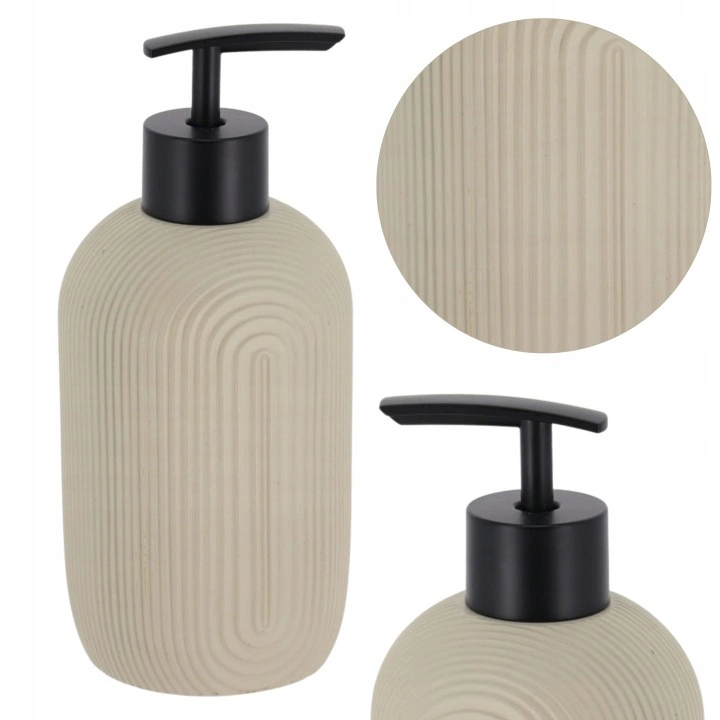 Dispenser Κρεμοσάπουνου Polyresin Μπεζ 400ml 7x16.5cm | 06.62188269 - Box In Θεσσαλονίκη - 25ης Μαρτίου 111